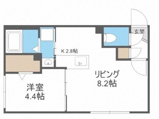 麻生駅 徒歩5分 2階の物件間取画像